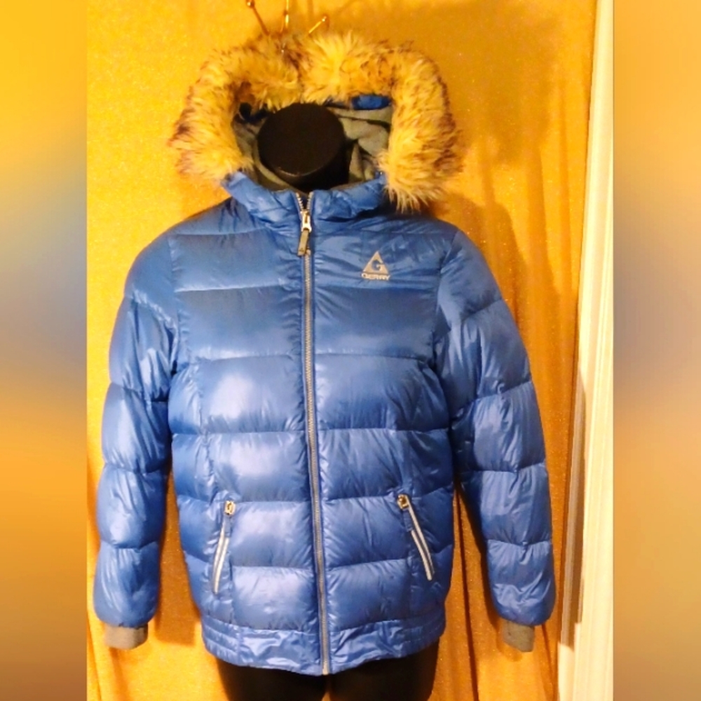Nice junior puffer coat XL/14/16 Purple